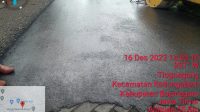 Selain Paving Lama Tanpa Dibongkar, Proyek Jalan Aspal BKKD di Desa Tlogoagung Kedungadem Diduga tipis