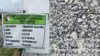 Tranparansi Anggaran Pekerjaan Pengaspalan Jalan di Dusun Makul Desa Bareng, Sugihwaras Dipertanyakan Warga