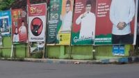 Di Pertigaan Desa Baureno, Jadi Tempat Strategis Pemasangan Spanduk dan Banner
