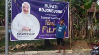 Ucapan Selamat Hari Raya Idul Fitri Bupati Bojonegoro Di Anggap Lucu Masyarakatnya.