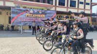 Tingkatkan Kemampuan Personil, Sat Samapta Polres Bojonegoro Gelar Latihan Dalmas