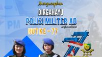 KJJT Beri Ucapan Selamat Pada HUT Corps Polisi Militer Angkatan Darat
