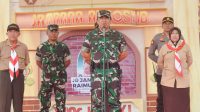 Buka Jambore dan Raimuna XXI Ponpes Al Rosyid, Ini Pesan Dandim Bojonegoro
