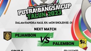 Tunas Sakti Pejambon Dibantai Palembon FC Pada Piala Putra Bangsa Cup Talun, Sumberrejo