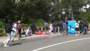 Niat Jalan- Jalan, Rombongan Keluarga Asal Desa Pacing Alami Laka Tunggal di Magetan