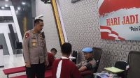 Di Hari Jadinya ke 75, Polwan di Bojonegoro Gelar Donor Darah dan Pemeriksaan Kesehatan 