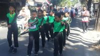 Sebanyak 88 Regu Ikuti Gerak Jalan Tingkat SDN Di Kecamatan Temayang