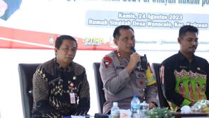 Cangkrukan Kamtibmas di Wonocolo, Kapolres Bojonegoro Apresiasi Suroan Berjalan Aman dan Kondusif