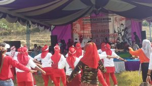 Memeriahkan HUT RI ke 78, Pemdes Miyono Sekar Gelar Jalan Sehat dan Senam Bersama 