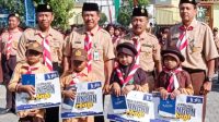 Pimpin Upacara Hari Pramuka ke- 62 Tahun 2023, Ini Pesan Danramil Padangan Bojonegoro 