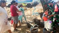 Warga Dusun Sendangrejo Alasgung Sumringah Dapat Bantuan Air Bersih Dari Kodim Bojonegoro