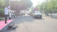 Pj Bupati Bojonegoro Berangkatkan Rombongan Kirab Pataka Menuju Kabupaten Ngawi