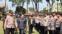 Sukseskan Pemilu, Polres Bojonegoro Gelar Pasukan Ops. Mantap Brata Semeru 2023 – 2024