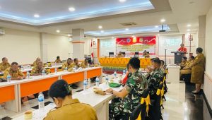 Dansatgas Yonif 122/TS Ikut Serta Dalam Rapat Kordinasi Pengembangan Infrastruktur Kawasan Perbatasan