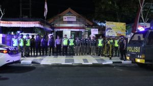 Jelang Pemilu,Polres Bojonegoro Bersama Kodim 0813 dan Satpol PP Gelar Patroli Skala Besar