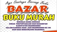 Ribuan Buku Bakal Ada di Bazar Murah Dispusip Bojonegoro