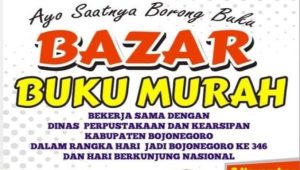 Ribuan Buku Bakal Ada di Bazar Murah Dispusip Bojonegoro