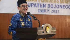 Pengurus Korpri Dikukuhkan, Pj Bupati Bojonegoro Dorong Beri Pelayanan Terbaik untuk Masyarakat