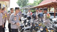 Jelang Pemilu 2024, Kapolres Bojonegoro Cek Kendaraan Dinas dan Sikap Tampang Personel 