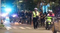 Polisi Tindak 35 Pengendara Motor Knalpot Tidak Sesuai Spektek Saat Patroli Hunting System