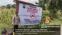 Antisipasi Orang Tenggelam, Polsek Bubulan Pasang Himbauan di Waduk Maor