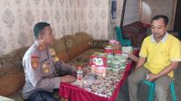 Jalin Komunikasi Jaga Harkamtibmas, Kapolsek Sumberrejo Sambangi Kepala Desa Mejuwet