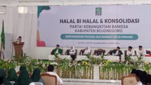 Gelar Halal Bi Halal, Ketua DPW PKB Jatim Akan Fokus Pilkada Kabupaten Bojonegoro