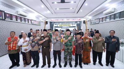 Polres Bojonegoro Gelar Doa Bersama Sambut Hari Bhayangkara Ke-78 Bersama Lintas Agama 
