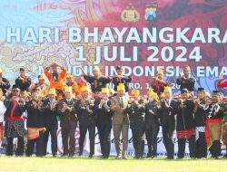Gelar Apel Hari Bhayangkara di Alun-alun, Polres Bojonegoro Siap Wujudkan Daerah Kondusif