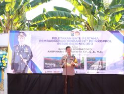 Kembangkan Unit Usaha, Primkoppol Polres Bojonegoro Bangun Minimarket