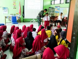 Babinsa Koramil Dander Bojonegoro, Sosialisasi Anti Perundungan Bagi Pelajar 