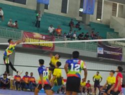 Makin Seru, Turnamen Bola Voli Bhayangkara Cup Polres Bojonegoro Serasa Proliga