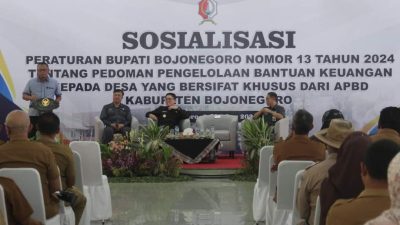 Pemkab Bojonegoro Gelar Sosialisasi Perbub BKD Bersifat Khusus, Bersama Majukan Desa