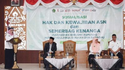 Wujudkan Keluarga Sakinah dan Bahagia, Dinkes Bojonegoro Bersama Kemenag Gelar ‘Semerbag Kenanga’