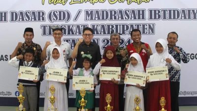 Pemkab Bojonegoro Gelar Final Lomba Bertutur Siswa SD/MI, Para Peserta Tampil Sangat Memukau
