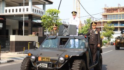 Kapolres Bojonegoro Hadiri Peringatan HUT TNI ke-79, Pastikan Sinergitas TNI-Polri Terjaga