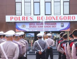 Apel Gelar Pasukan, Operasi Zebra Semeru 2024 Resmi Dimulai di Bojonegoro