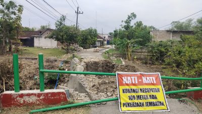 Terancam Mangkrak, Pembangunan Jembatan di Jatiblimbing Bojonegoro Dikeluhkan Warga