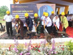 Peletakan Batu Pertama, Pj Bupati Bojonegoro Resmikan Pembangunan Gedung Kantor PD BPR Bank Daerah