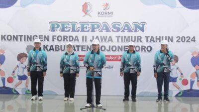 Pj Sekda Bojonegoro Lepas Kontingen Ikuti FORDA II Jatim 2024, Jaga Sportivitas untuk Kemenangan