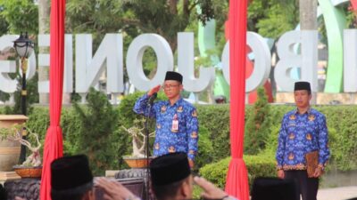 Pejabat dan ASN Pemkab Bojonegoro Gelar Upacara Peringatan HUT Ke-53 KORPRI