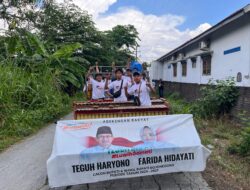 Ratusan Relawan Tegar “Teguh – Farida” Galang Dukungan dengan Oklik Keliling