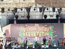 Parade Band dan Lomba Mural Meriahkan Rangkaian Pekan Seni Kerakyatan Bojonegoro 