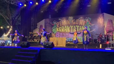 Ajang Pekan Seni Kerakyatan, Seniman Tari, Teater dan Reog Hibur Warga Bojonegoro