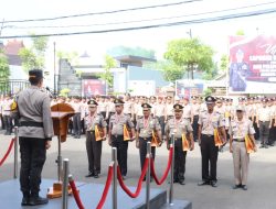 Penuh Haru, Pelepasan Purna Tugas Anggota Polres Bojonegoro 