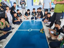 Perdana Digelar, RobotMu Majelis Dikdasmen dan PNF PCM Sumberrejo adakan Turnament Robitics