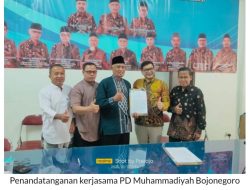 Tingkatkan Ekonomi Persyarikatan, Muhammadiyah Bojonegoro MOU Dengan Bank KB Bukopin Syari’ah