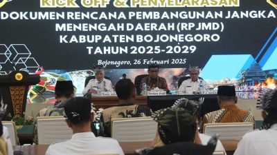 Pemkab Bojonegoro Gelar Penyelarasan Dokumen RPJMD 2025-2029, Menko PMK Pratikno Tekankan SDM Unggul