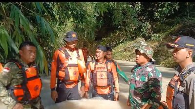 Pencarian Korban Tenggelam di Sungai Jepang Terus Dilakukan BPBD Bojonegoro 