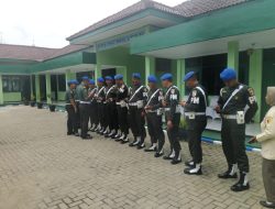 Cek Kedisplinan, Dandenpom V/2 Letkol CPM Sigit Prabowo Sidak di Markas Subdenpom V/2 Bojonegoro 